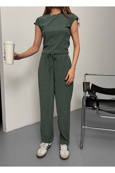 İLKCET MODA بدلة نسائية أساسية ذات قاع شجرة