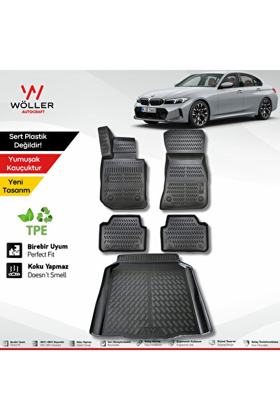wöller Bmw 3 Serisi G20 Paspas Bagaj Havuzu Set 2019 2025 Arası Uyumlu 3d Wöl...