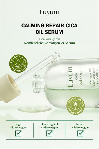 LUVUM Luvum Cica Oil Serum - Moisturizing and Soothing Face Serum with Cica Oil