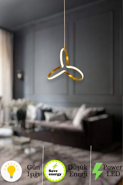 neeko Clower Modern Pendant Lamp Led Chandelier - Daylight Tumbled Case