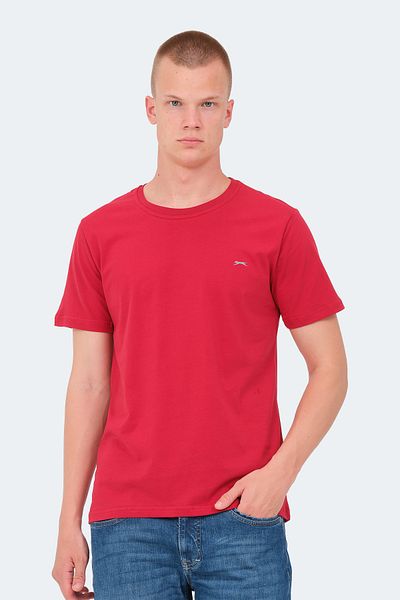 Slazenger Κόκκινο ανδρικό μπλουζάκι KAIMANA