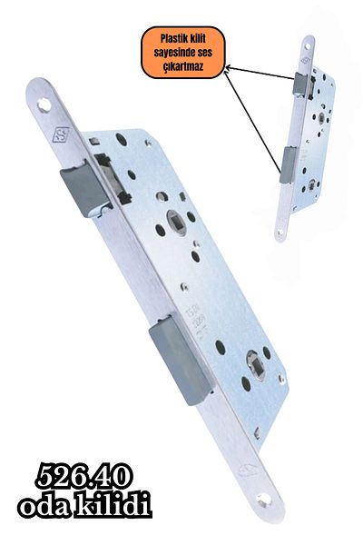 HOBİDABİ Nickel Oval Daf Silent Wc Bathroom Door - 526.40