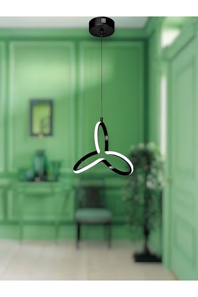 neeko Clower Modern Pendant Lamp Led Chandelier Daylight - Black Case