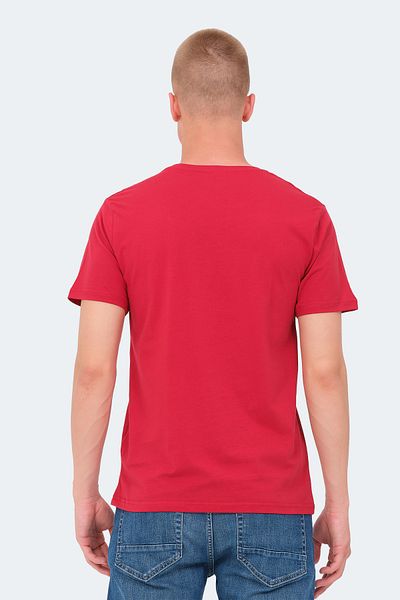 Slazenger Κόκκινο ανδρικό μπλουζάκι KAIMANA