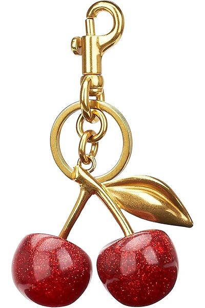 kılıfbenim Golden Big Cherry Talisman for Valentine's Day - Wallet and Purse Charm