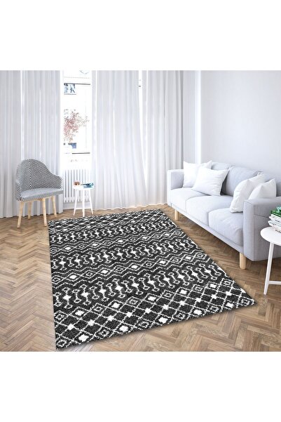 armolin Karışık Desenli Kadife Görünümlü Lastikli Halı Örtüsü (Süngerli) HOAR...