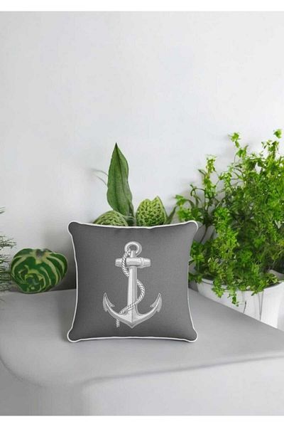 LUX VIE Husă de pernă decorativă marină imprimată pe două fețe