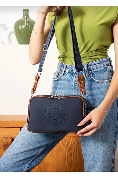 Just Polo حقيبة كتف وحقيبة كروس نسائية مكونة من 5 أقسام TYCET06000