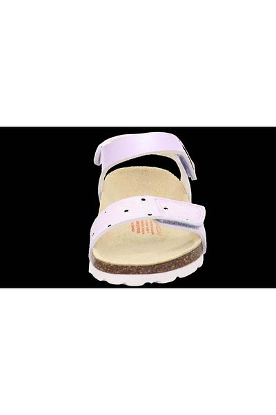 Superfit Λιλά Δερμάτινα Κοριτσίστικα Flat σανδάλια