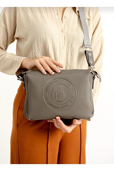 Just Polo حقيبة كتف وحقيبة كروس نسائية مكونة من 6 أقسام TYCET076006