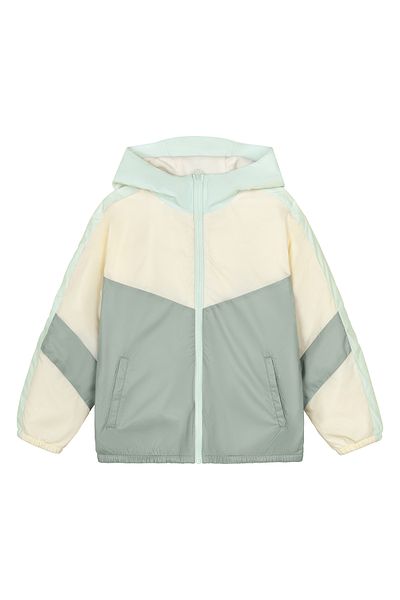 Giordano Kids' Nylon Fleece-Lined Comfort Fit Windbreaker Hoodie