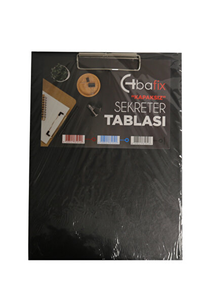Bafix Black Plastic A4 Secretary - Coverless