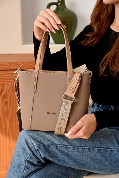 Just Polo حقيبة يد وكتف نسائية متعددة الأقسام TYCET076037