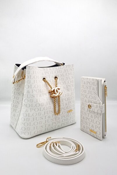 Just Polo طقم محفظة نسائية مكونة من 3 أقسام TYCET072065