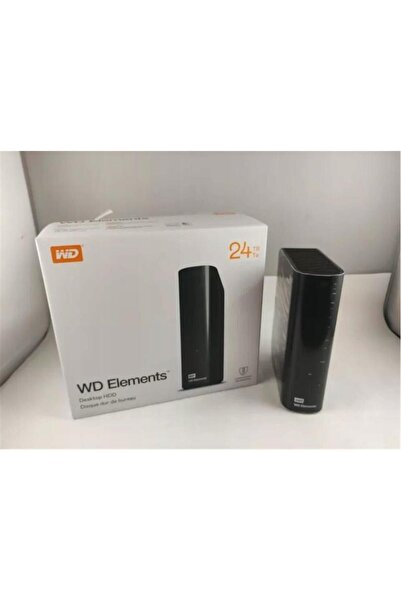 WD Wd 24TB Elements 3.5" WDBWLG0240HBK-EESN Siyah Harici Disk