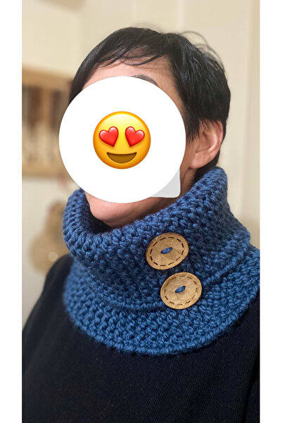 NEŞELİ HOME El Örgüsü Yumuşak Dokulu,boyunluk,şal,atkı 17x28 cm