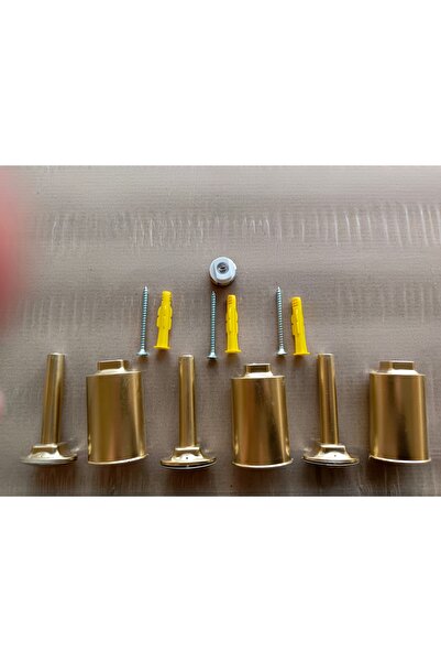 Eurasia Havlupan Towel Radiator Eurasia Havlupan Duvara Montajlama Seti Gold