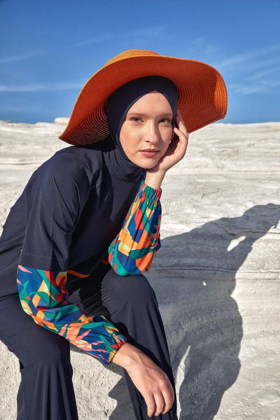 Adasea Yeva Long Sleeve Hijab Swimsuit 1205