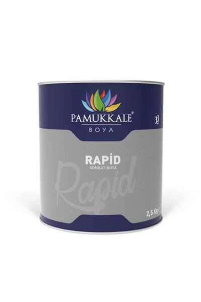 Pamukkale 1402 Rapid Endüstriyel Boya 60-70 Gloss 2.5 Kg Antrasit Gri Ral 7016