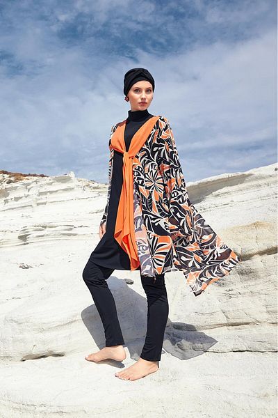 Adasea Evora Long Sleeve Hijab Swimsuit 1133