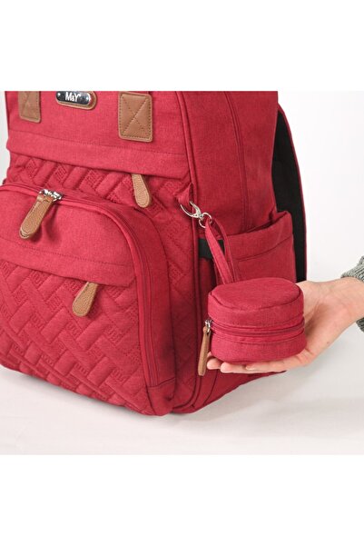 MY Collection Lucky Linen Mother Baby Care Backpack