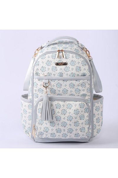 MY Collection 7300 Oeste Leather Mother Baby Care Backpack