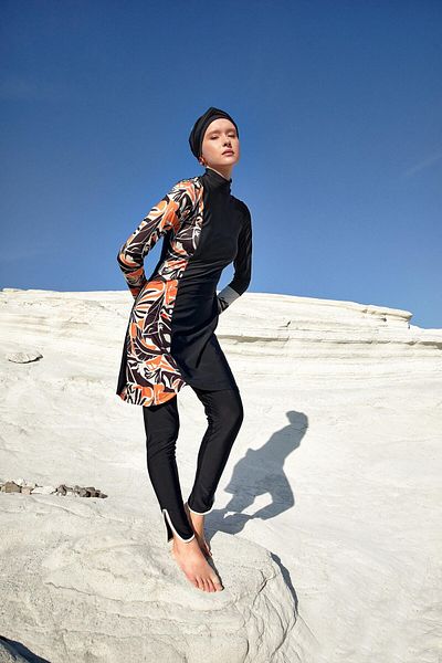 Adasea Karla Long Sleeve Hijab Swimsuit 1104