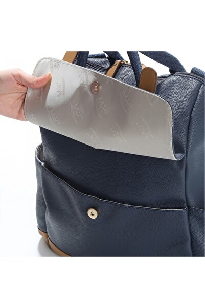 MY Collection Holifera Deri Anne Bebek Bakım Sırt Çantası