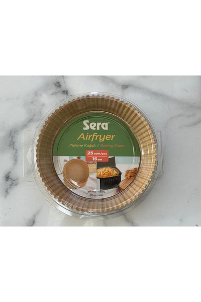 SERA 25 Airfryer Baking Paper - Oil Free Fryer, 16 cm