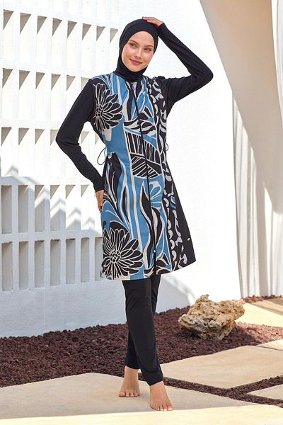 Adasea Costum de baie Benora cu mânecă lungă Hijab 1303