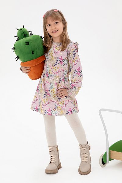 U.S. Polo Assn. Girl's Stone Woven Dress 50297429 -Vr049