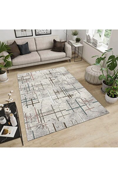 armolin غطاء سجاد مرن بنمط مخطط ومظهر مخملي (مع إسفنجة) HOarm-880