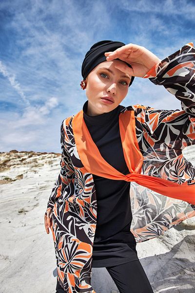 Adasea Evora Long Sleeve Hijab Swimsuit 1133