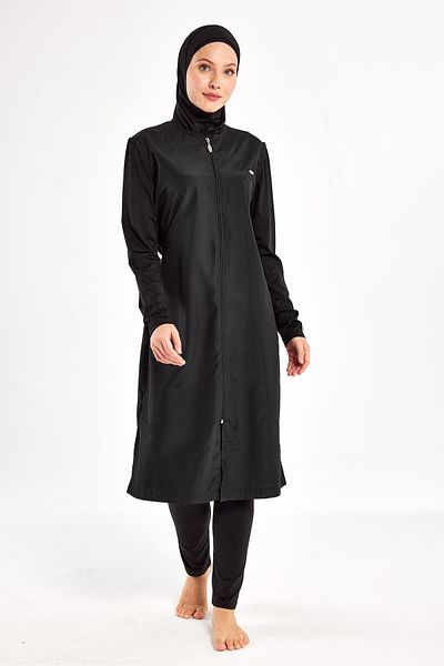 Adasea Бански костюм с дълъг ръкав и хиджаб Thandie Battal 1302-P