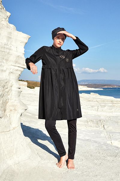Adasea Long Sleeve Hijab Swimsuit