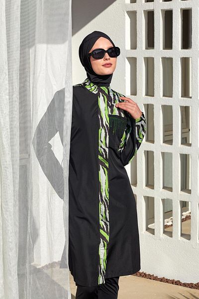 Adasea Kezy Long Sleeve Hijab Swimsuit 1406