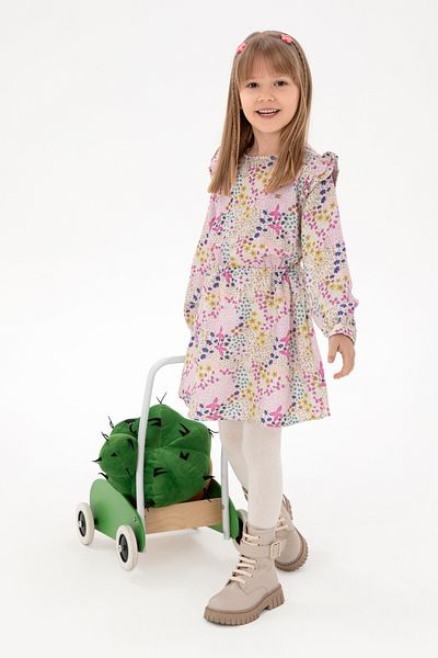 U.S. Polo Assn. Girl's Stone Woven Dress 50297429 -Vr049