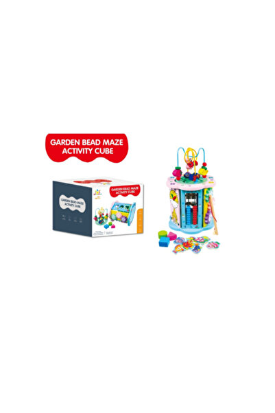 Babylove Wooden House Gear Four-Sided Multifunctional  1 - 4 Years. Size:21.5...