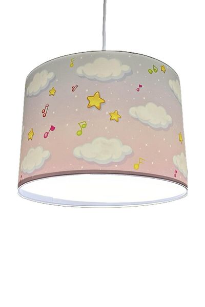 ABAJUR EVİM Pink Cloud Children's Room Chandelier
