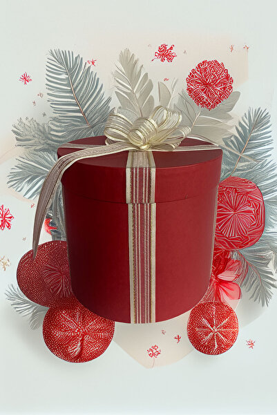 Sole Kırmızı Hediye Kutusu 17*17 cm