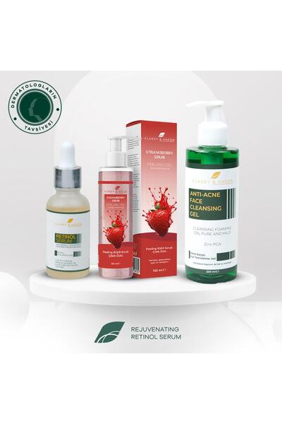 CLASSY & SHEEN BUSRA UGUR COSMETİC LABORATORY Üçlü Cilt Bakım Seti