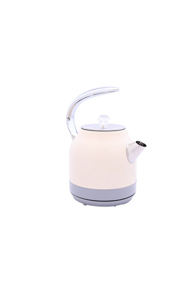 ALSAIF Electric Cordless Kettle Stainless Steel Body, 2200w, Pearly