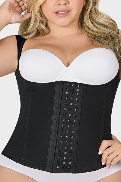 Dr. Fitto Latex Waist Support Slimming Firming Postpartum Latex Corset with Straps Steel Underwire