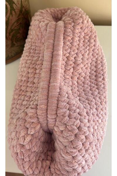 PERA ÖRGÜ SANATI EL ÖRGÜSÜ PELUŞ EL ÇANTASI CLUTCH