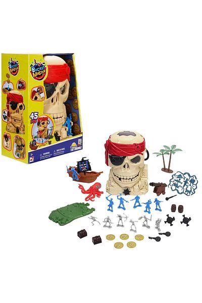 Sunman Pirate Skull Bucket Soldier Play Set