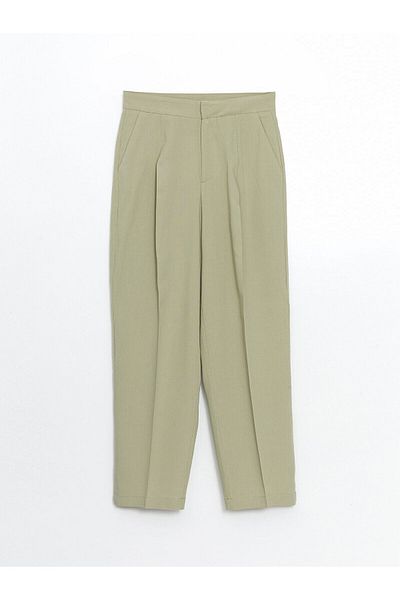 LC Waikiki Loose Fit Linen Blended Women's Trousers