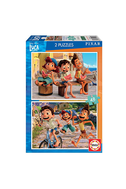 Educa Puzzle لغز تعليمي للأطفال 2×48 قطعة لوكا ديزني 19180