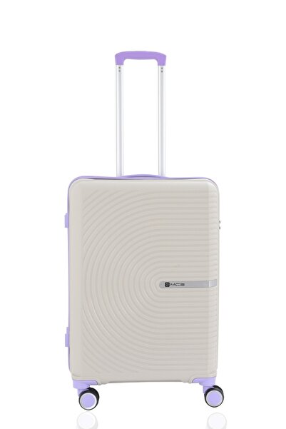MÇS V374 SU MODEL POLIPROPILEN KASA 3'LÜ SET VALİZ (BÜYÜK+ORTA+KABİN)