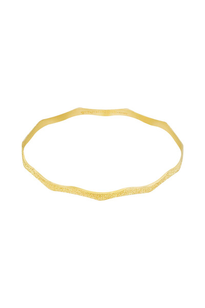 T51 TUĞRUL ALTIN 10 gr (gram) 22 Ayar İşçiliksiz Simli Birce Bilezik