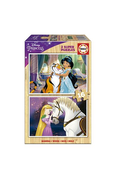 EDUCA Children's Puzzle 2X16 Pieces Disney Princess 18875